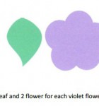 Violet Flowers | Free Kids Crafts