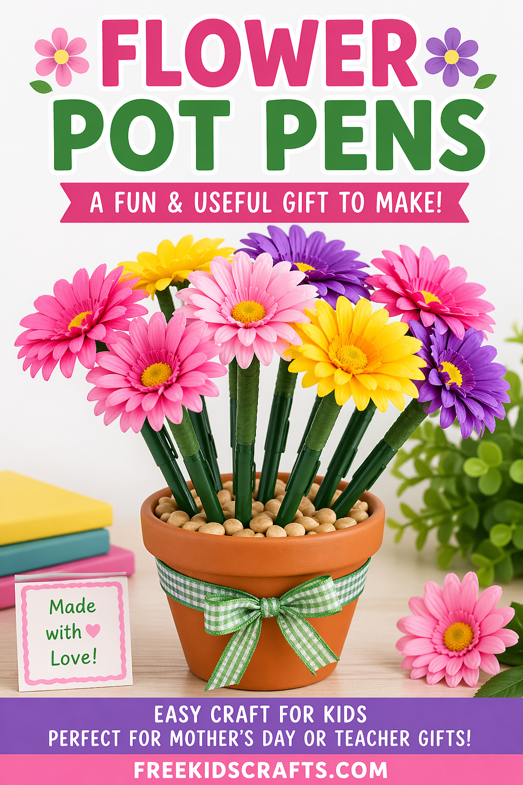 Flower Pot Pens