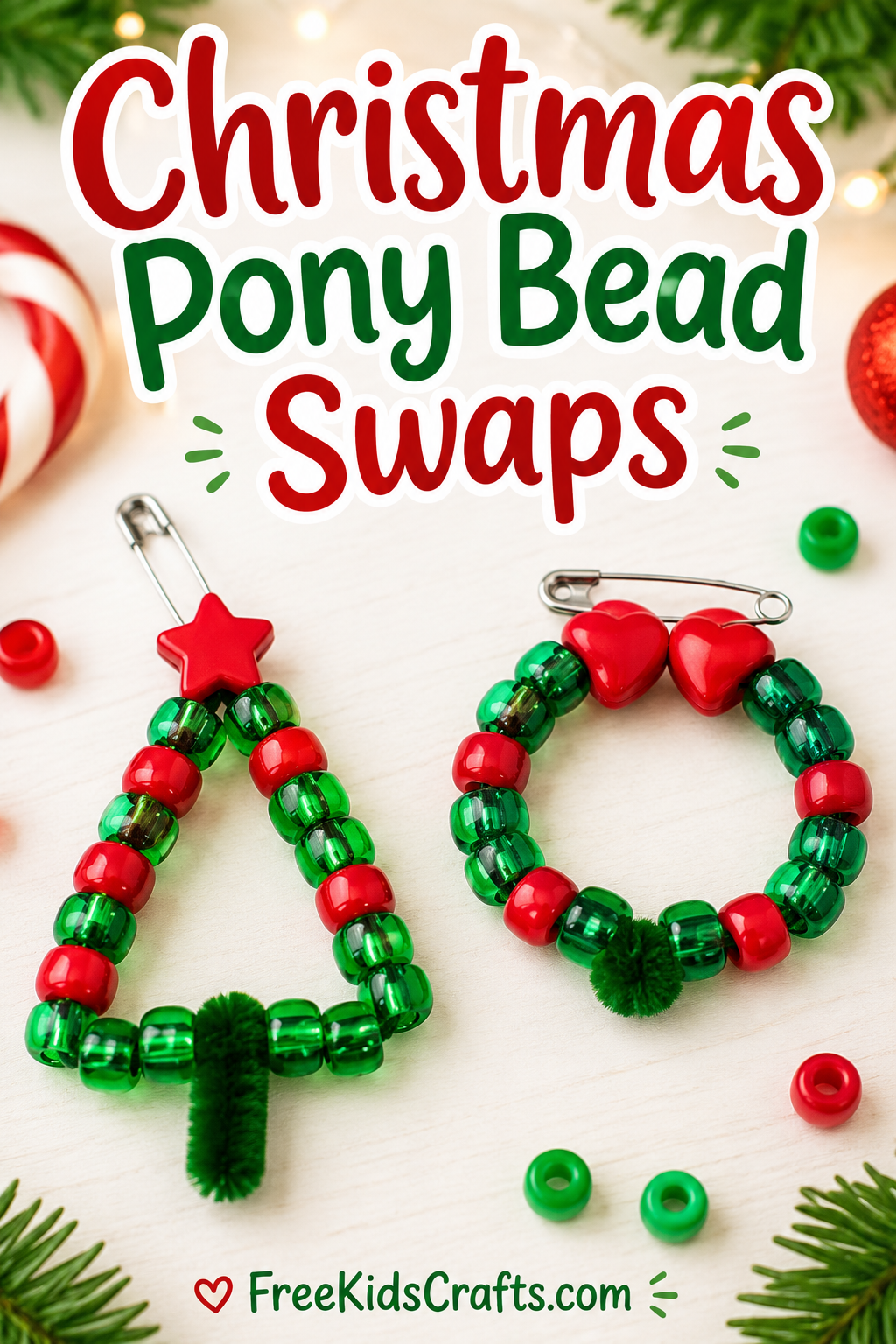 DIY Christmas bead crafts tutorial