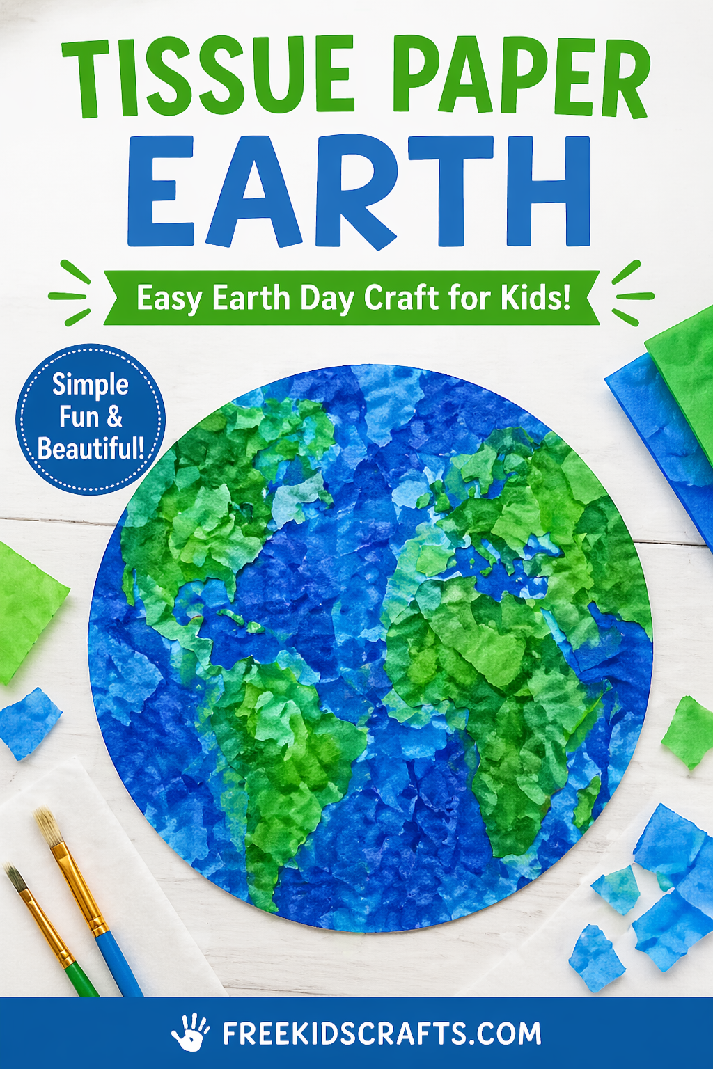 Tissue Paper Earth
