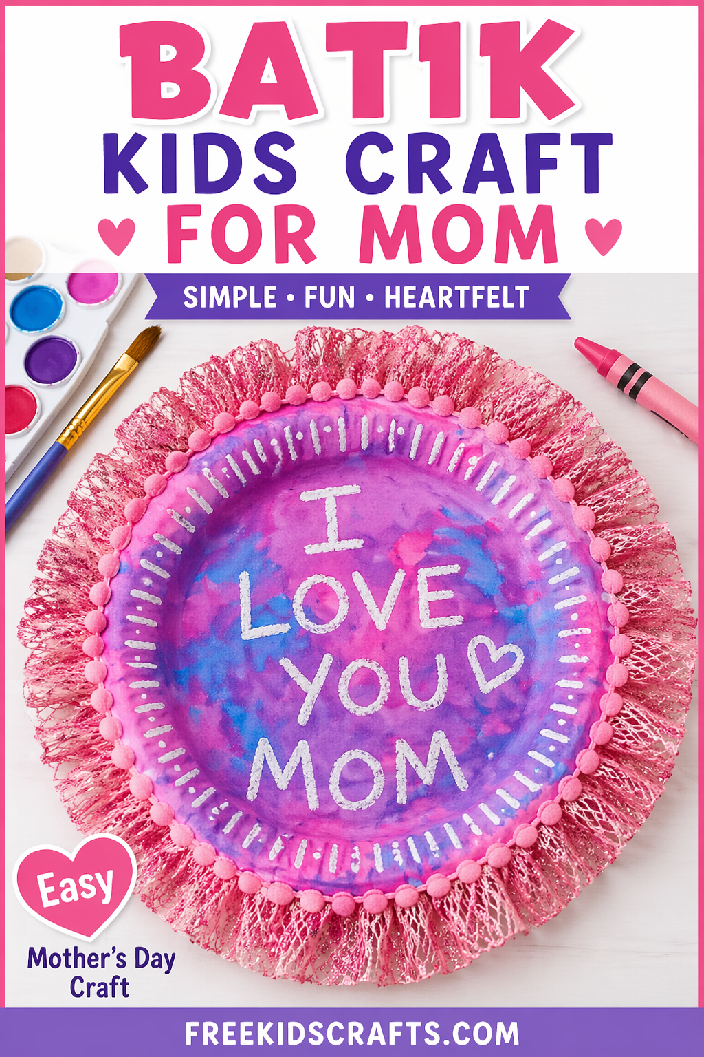 Batik Kids Craft For Mom