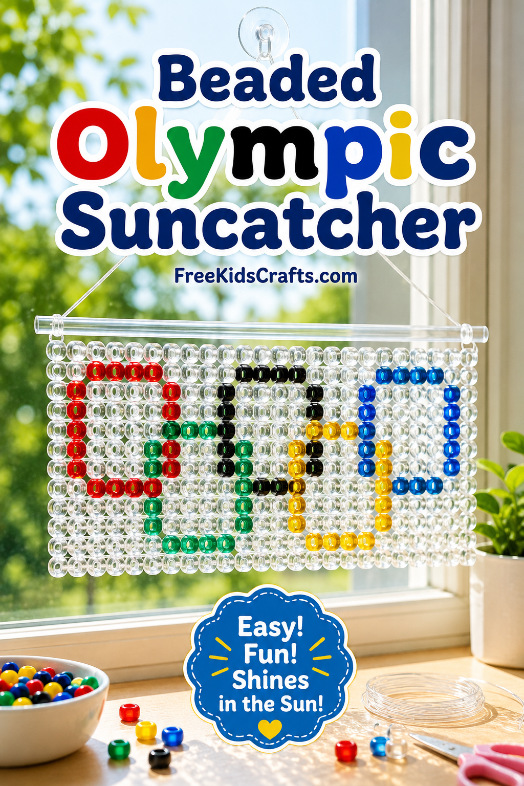 Beaded Olympic Suncatcher