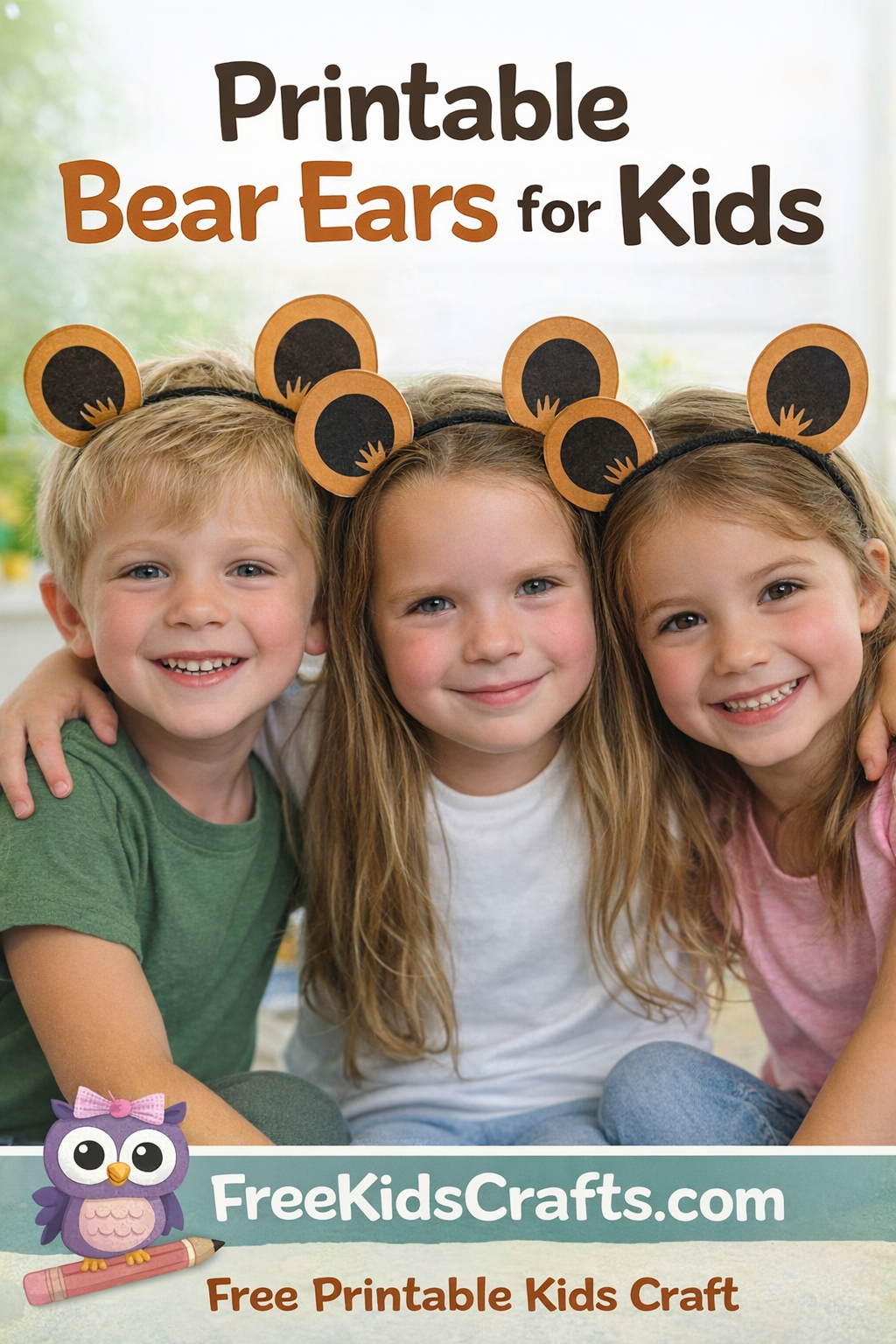 Printable Bear Ears