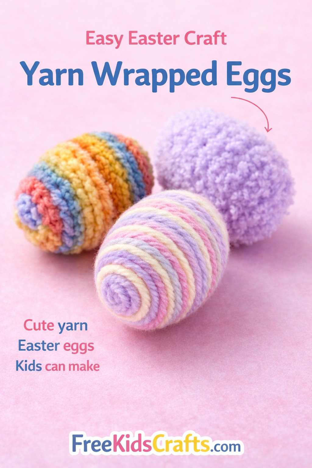 Yarn Wrapped Eggs