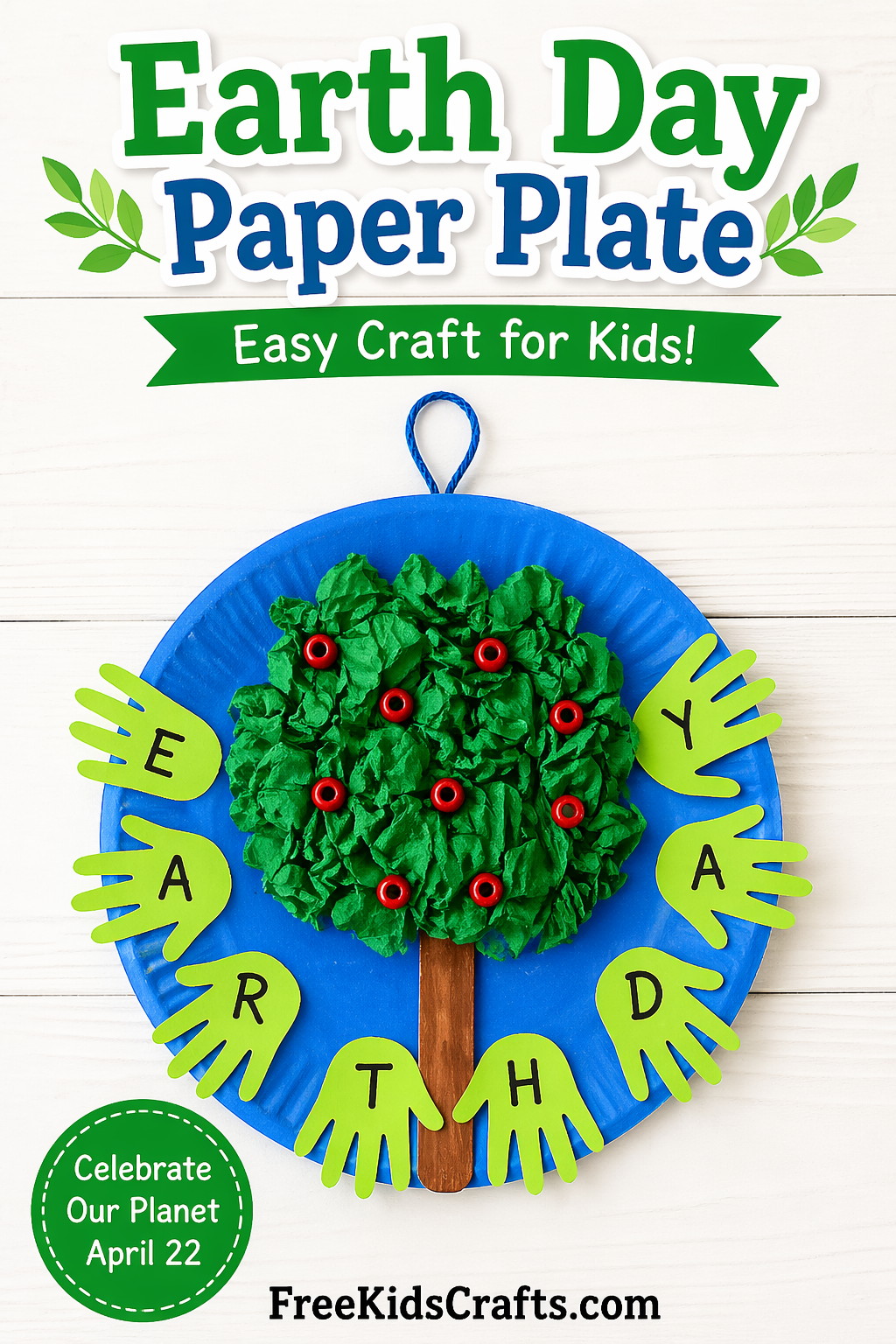 Earth Day Paper Plate
