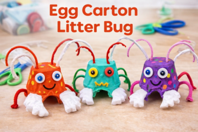Egg Carton Litter Bug