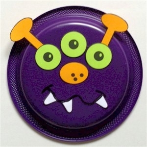 Easy and inexpensive monster craft fork kids