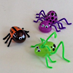 Recycled Plastic Egg Bugs