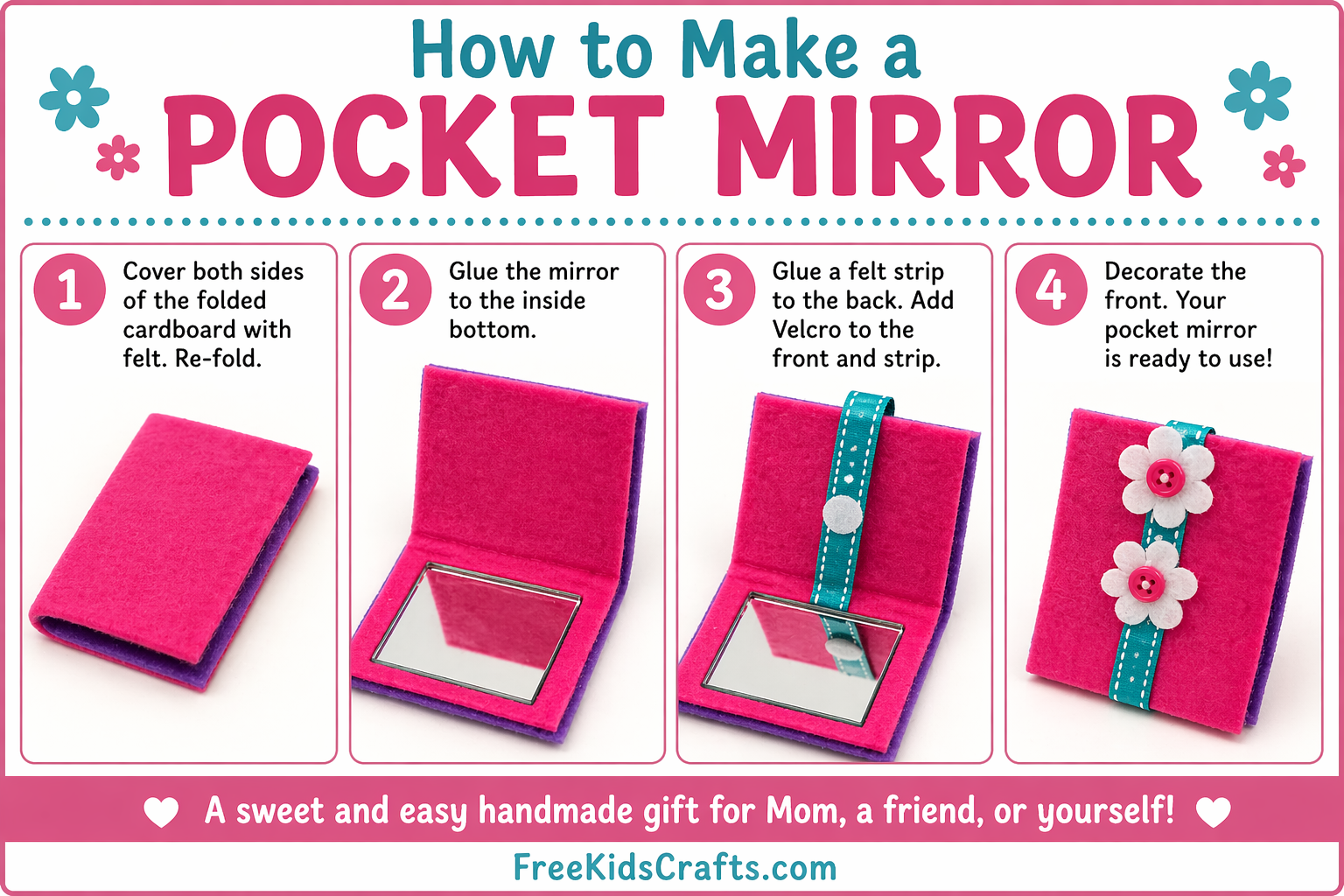 How to make a pocket mirror