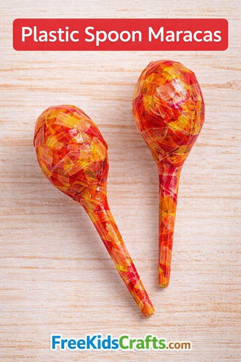 Plastic Spoon Maracas