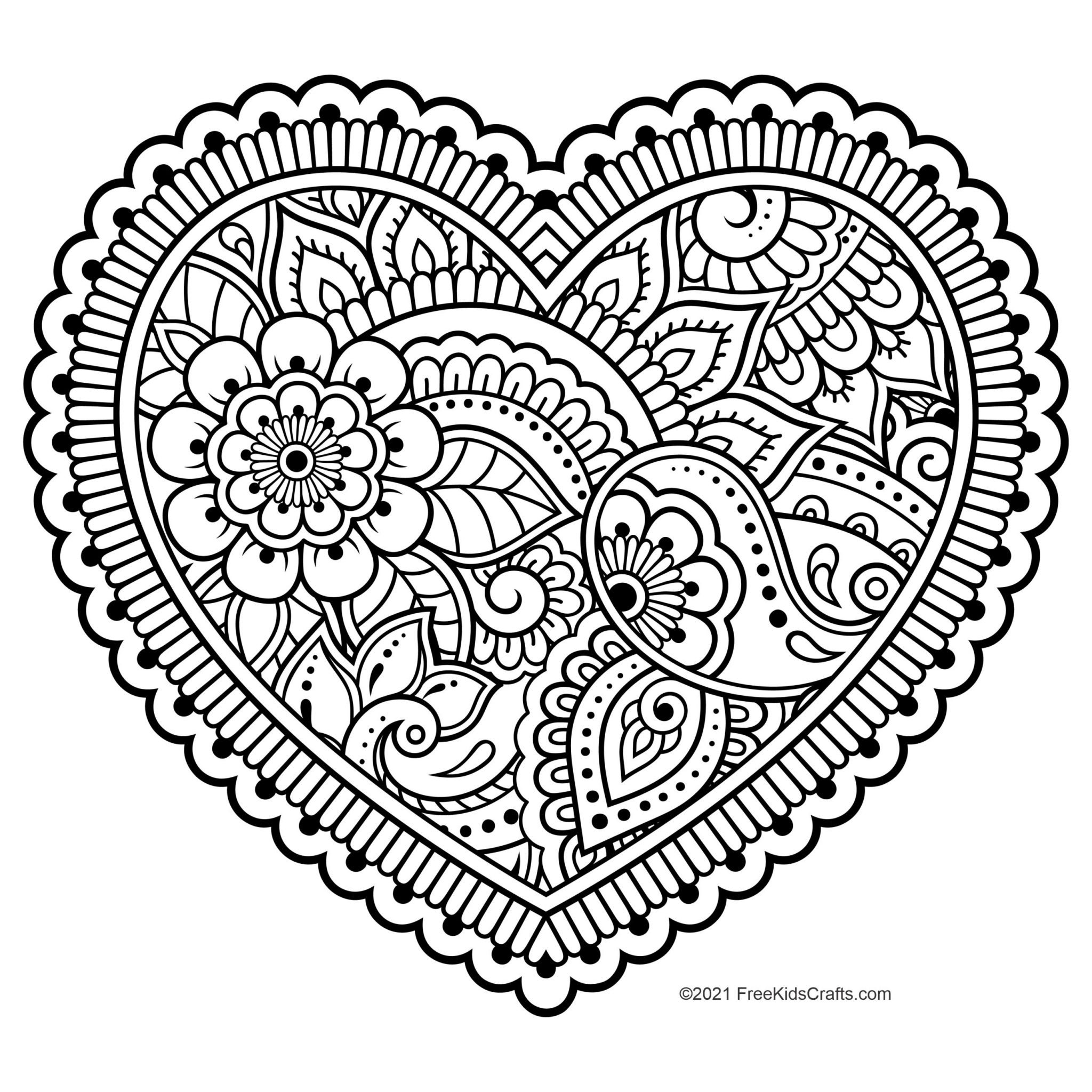 Valentines Day Coloring Pages