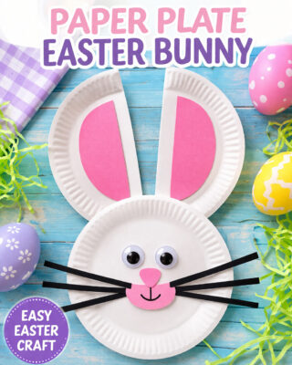 Paper Plate Easter Bunny