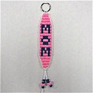 DIY Beaded Keychain Craft for MOM