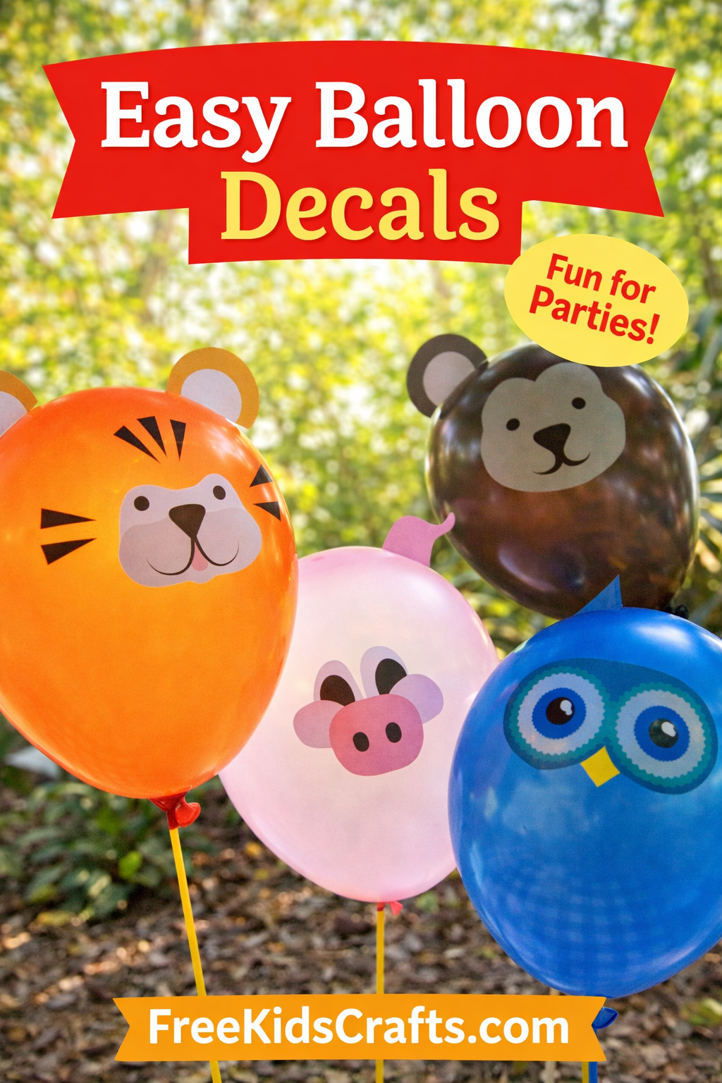 Easy Balloon Decals