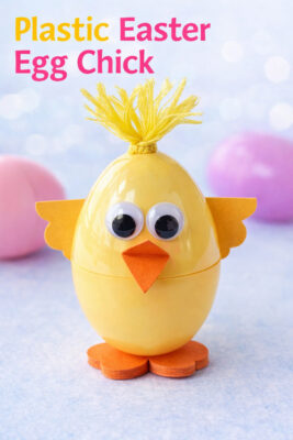 Plastic Easter Egg Chick