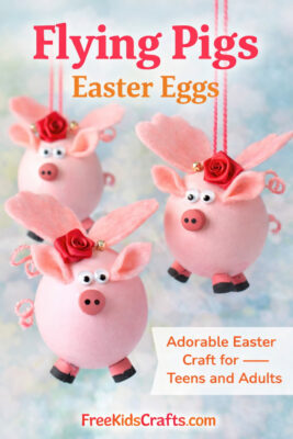 Flying Pigs Easter Eggs