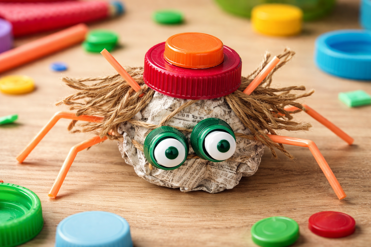 finished litter bug craft