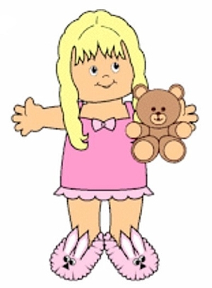 Playtime Bedtime Paper Doll