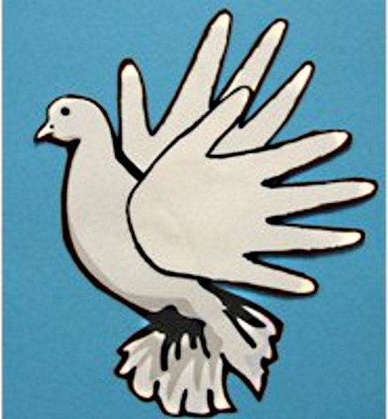 toddler craft bird dove