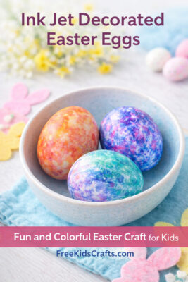 Ink Jet Decorated Easter Eggs