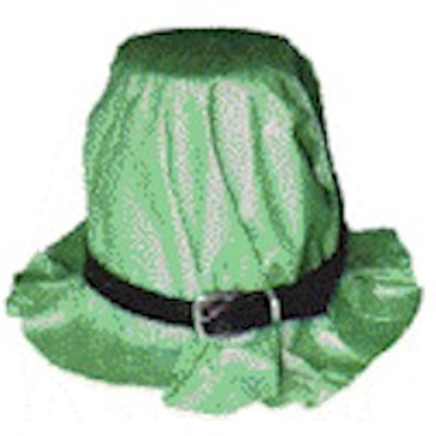 Leprechaun hat made with simple materials