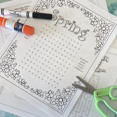three word puzzles for kids
