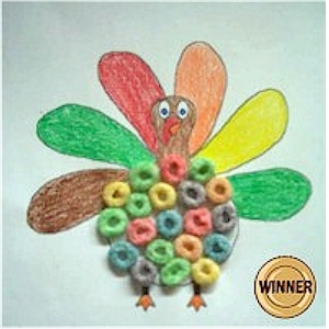 Cereal Turkey Craft