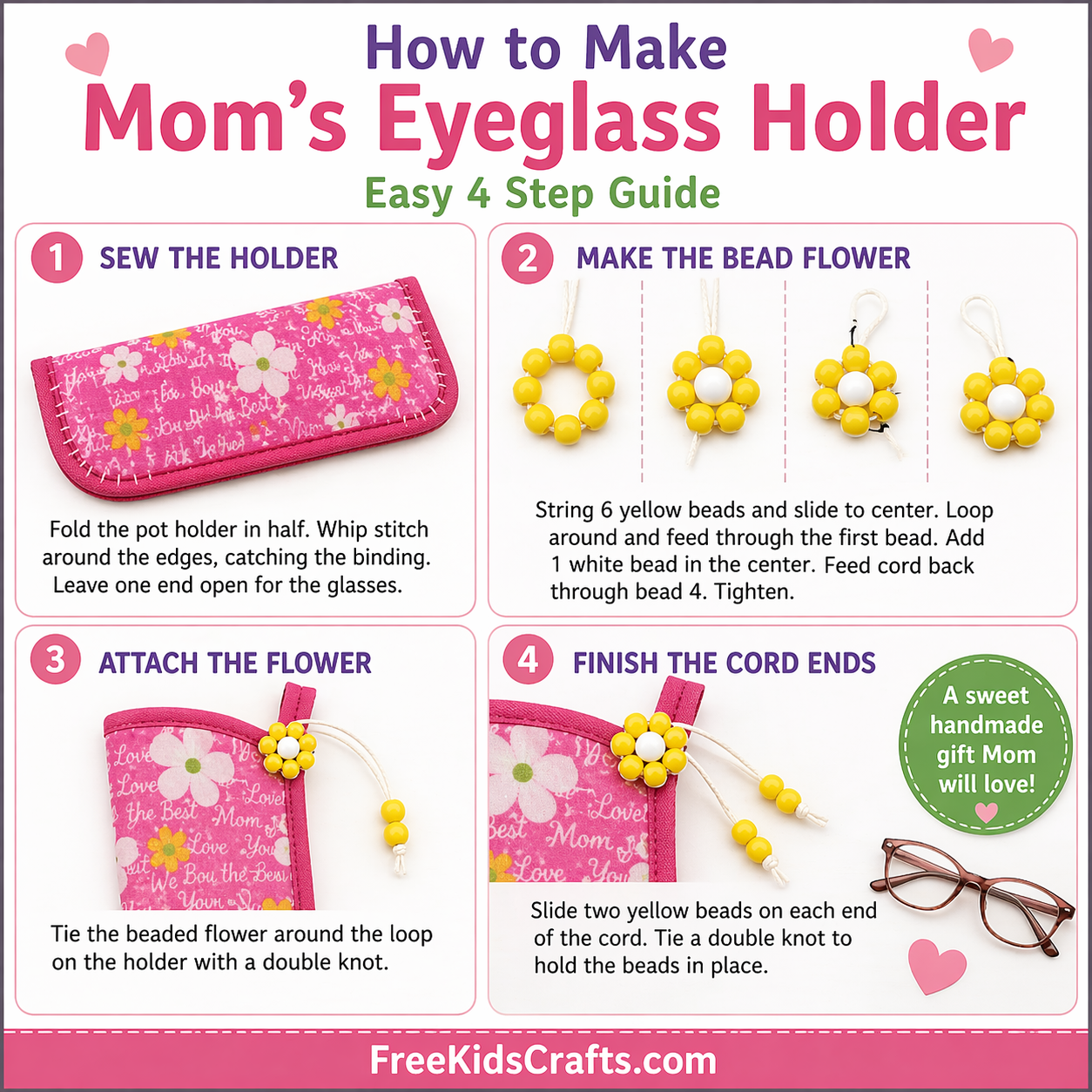 How to make Mom’s eyeglass holder

