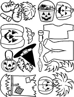 Playtime Halloween Paper Dolls