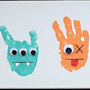 Handprint craft for young children