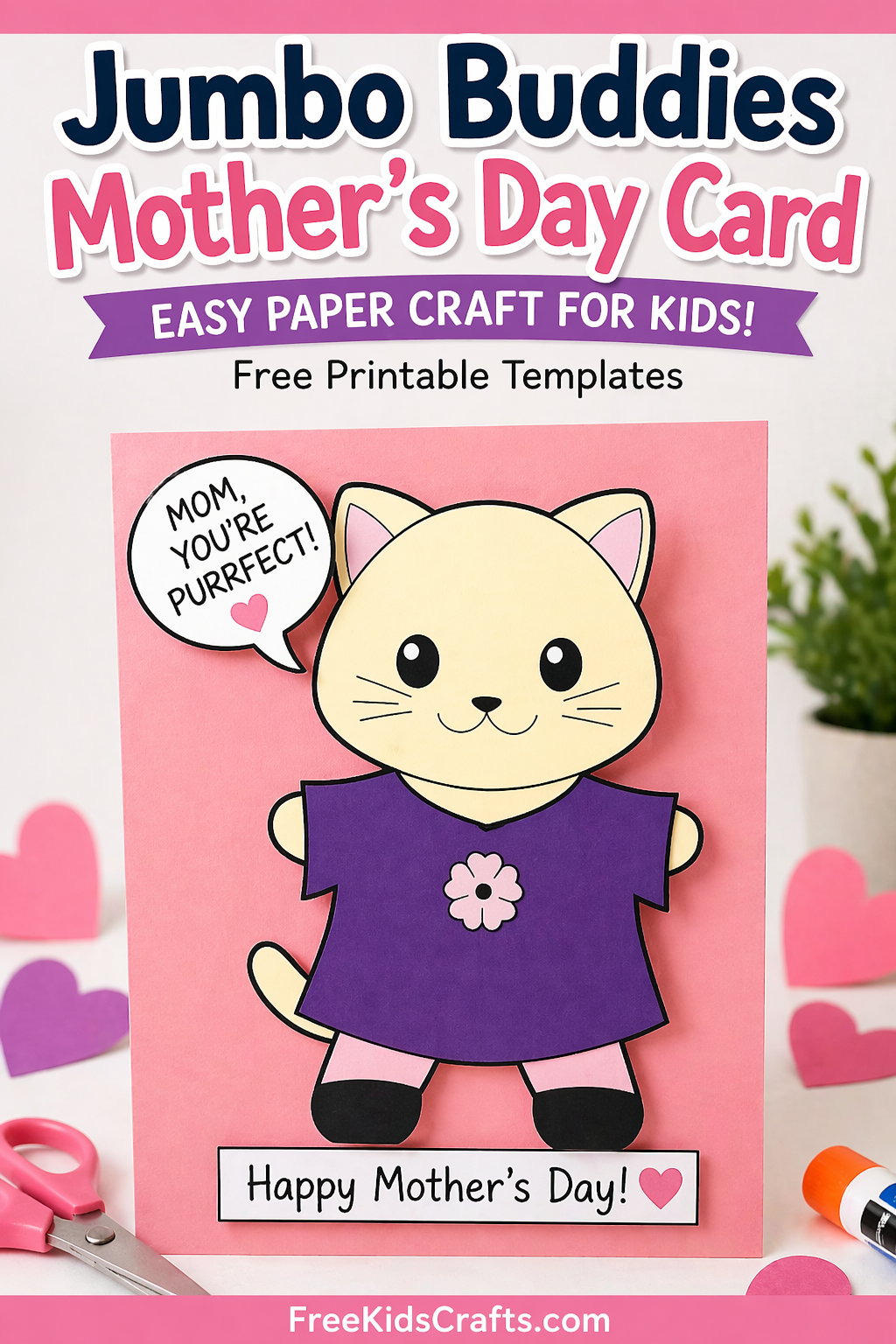 Jumbo Buddies Mother’s Day Card