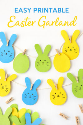 Easy Printable Easter Garland