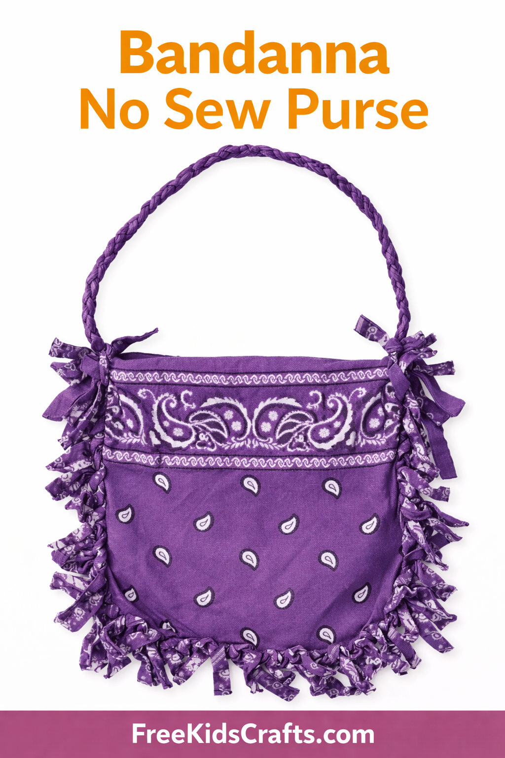 Bandanna No Sew Purse