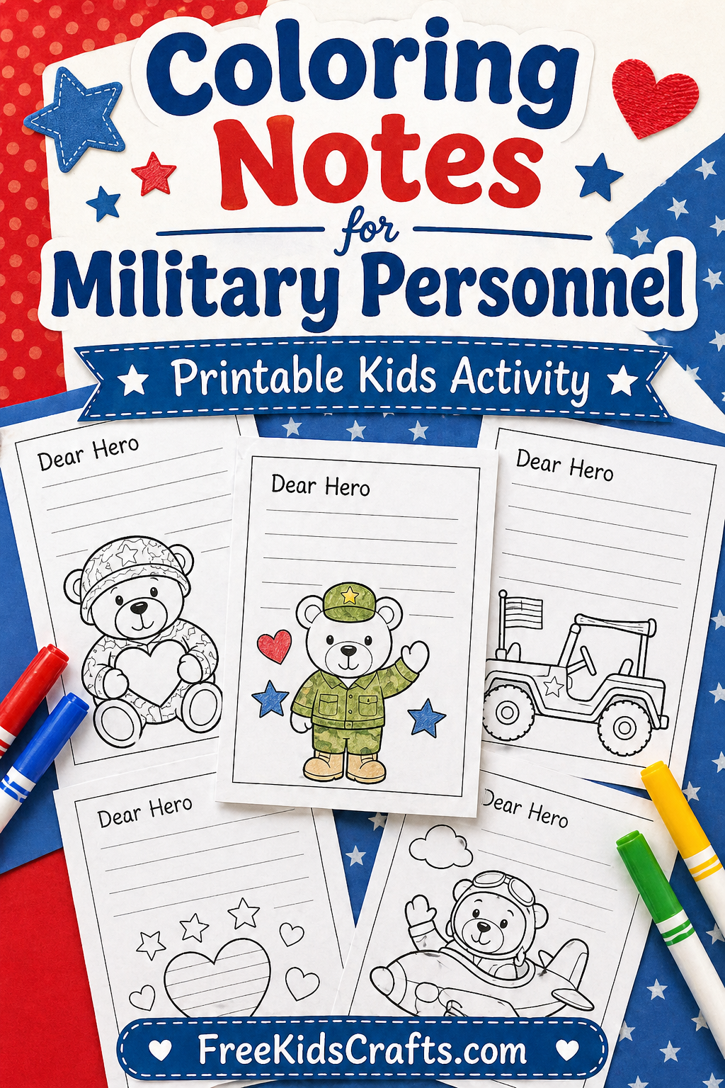 Coloring Notes for Military Personnel