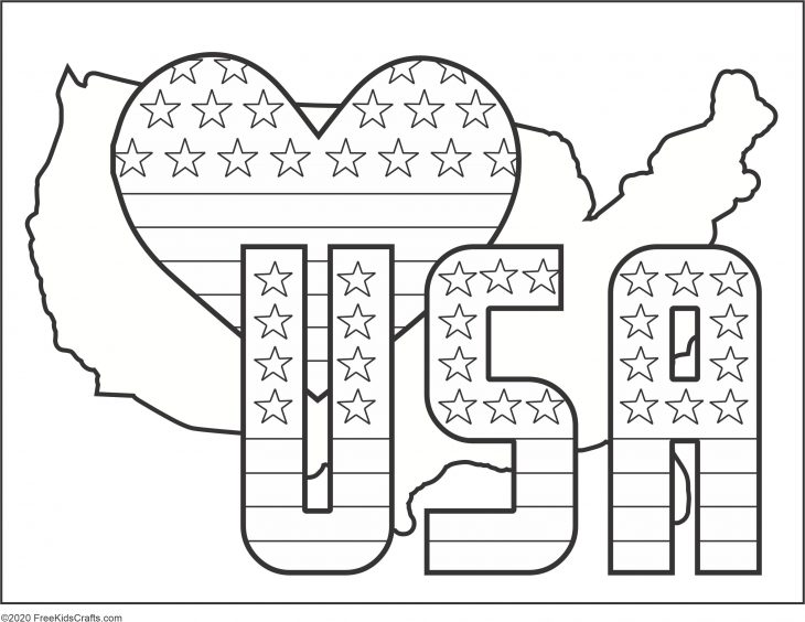 Printable Patriotic Coloring Pages