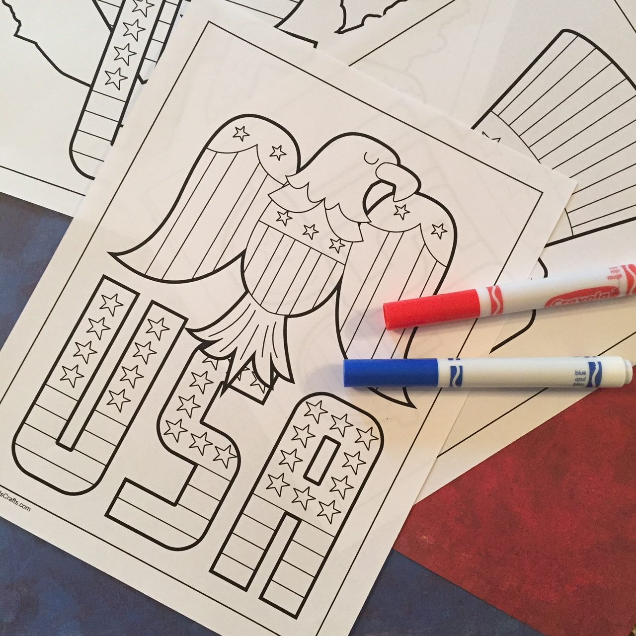 patriotic christmas coloring pages