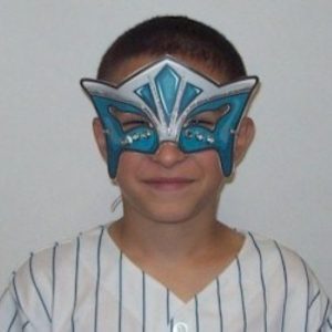 Printable Super Hero Mask in color or black and white