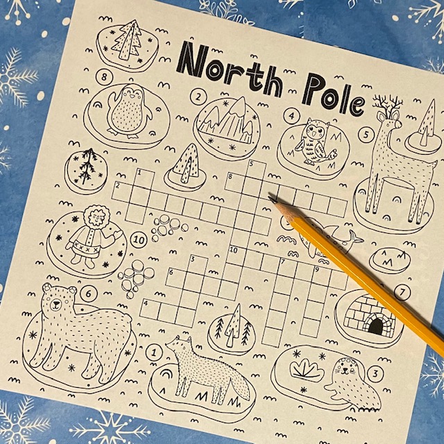 North Pole Crossword Puzzle