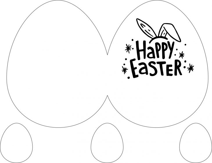 Printable Easter Egg Card
