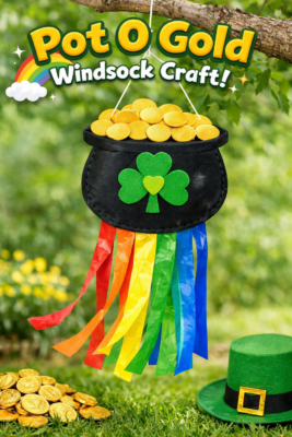 Pot O Gold Windsock Craft