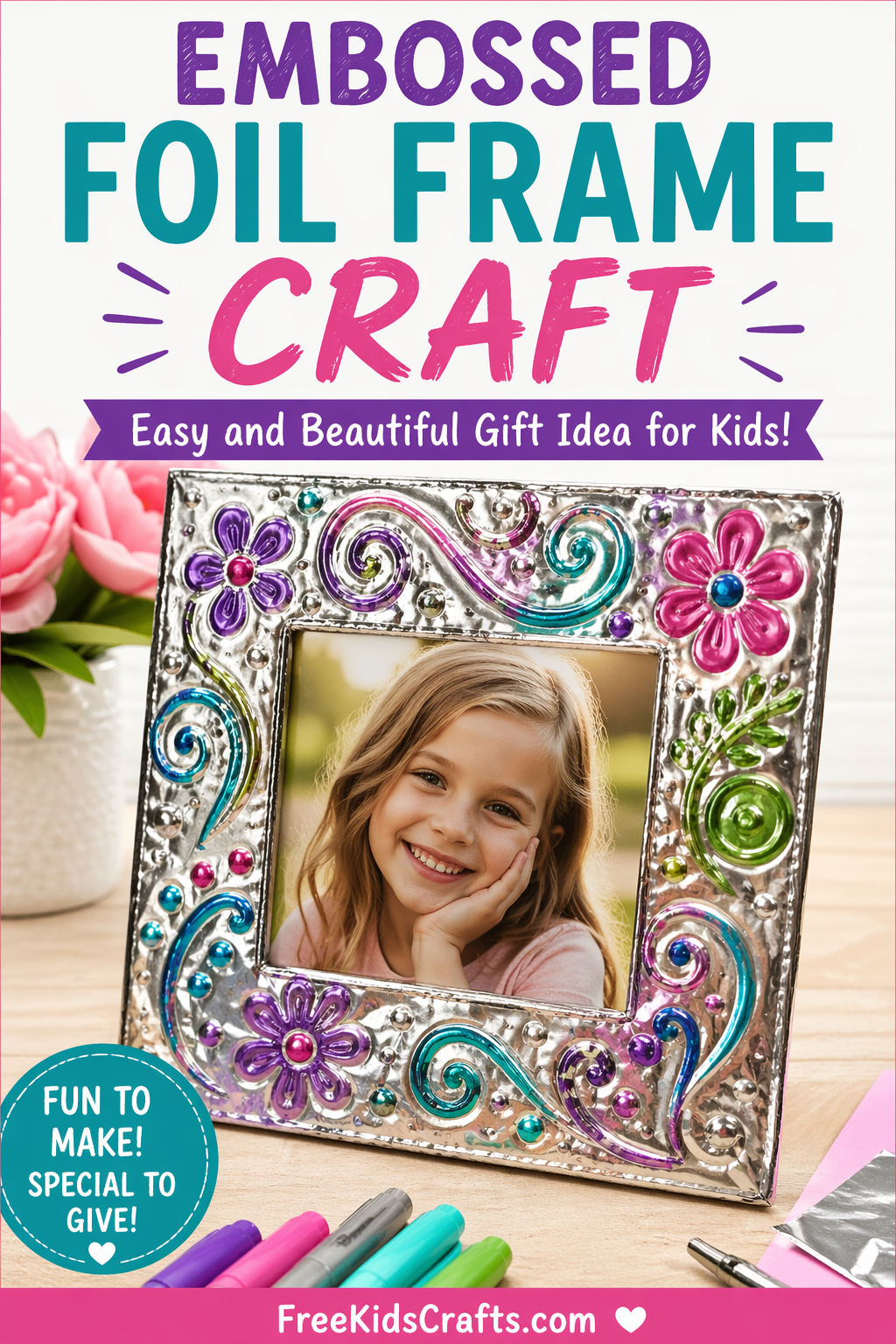 Embossed Foil Frame Craft