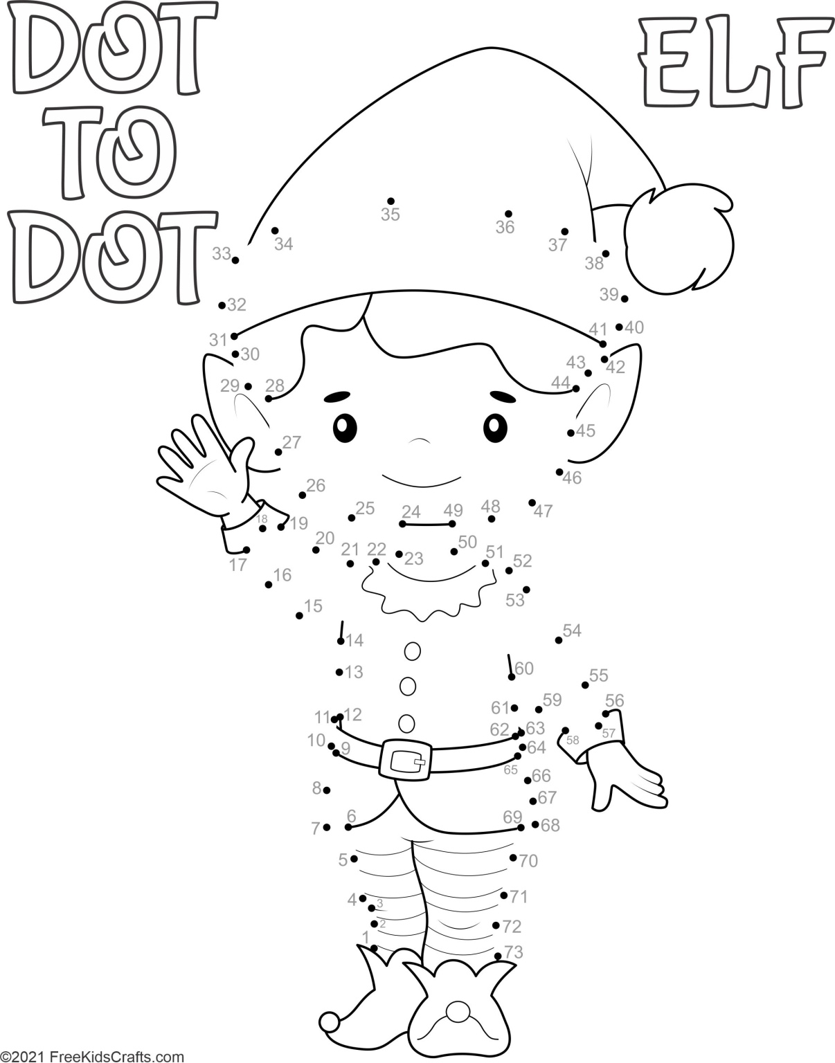 3 Printable Christmas Dot to Dot Activity Worksheets