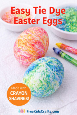 Easy Tie Dye Easter Eggs