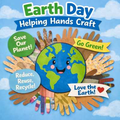 Earth Day Helping Hands Craft