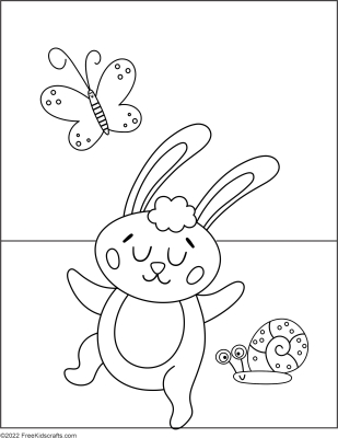 Printable Easter Bunny Coloring Pages