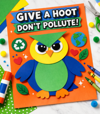 Give A Hoot Don’t Pollute Craft