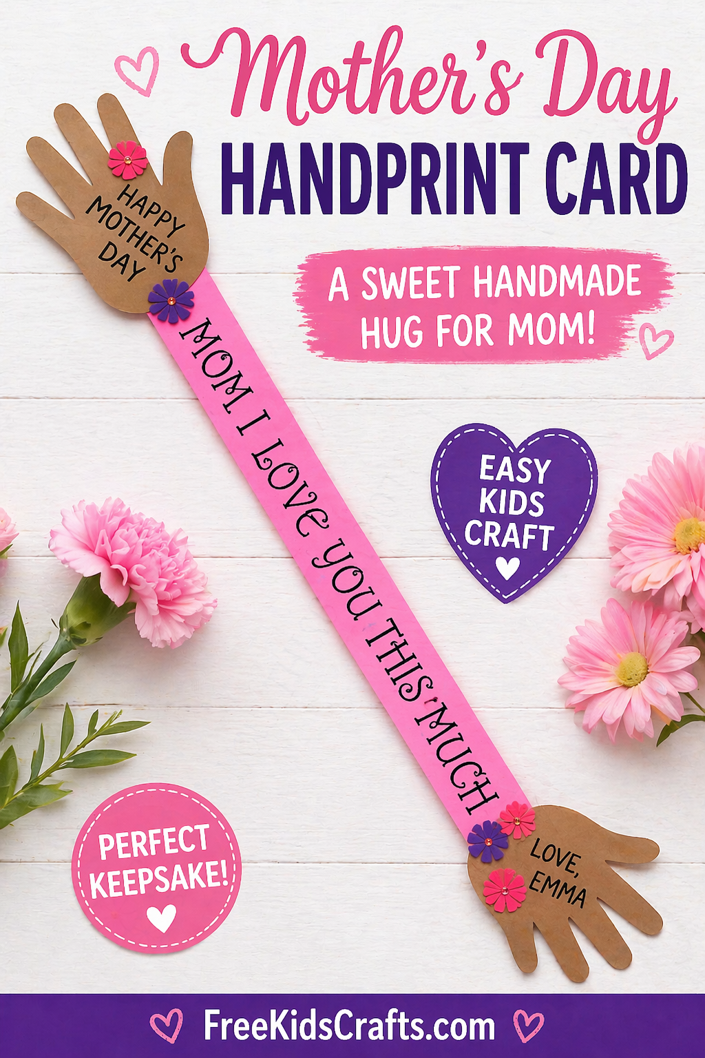 Mother’s Day Handprint Card