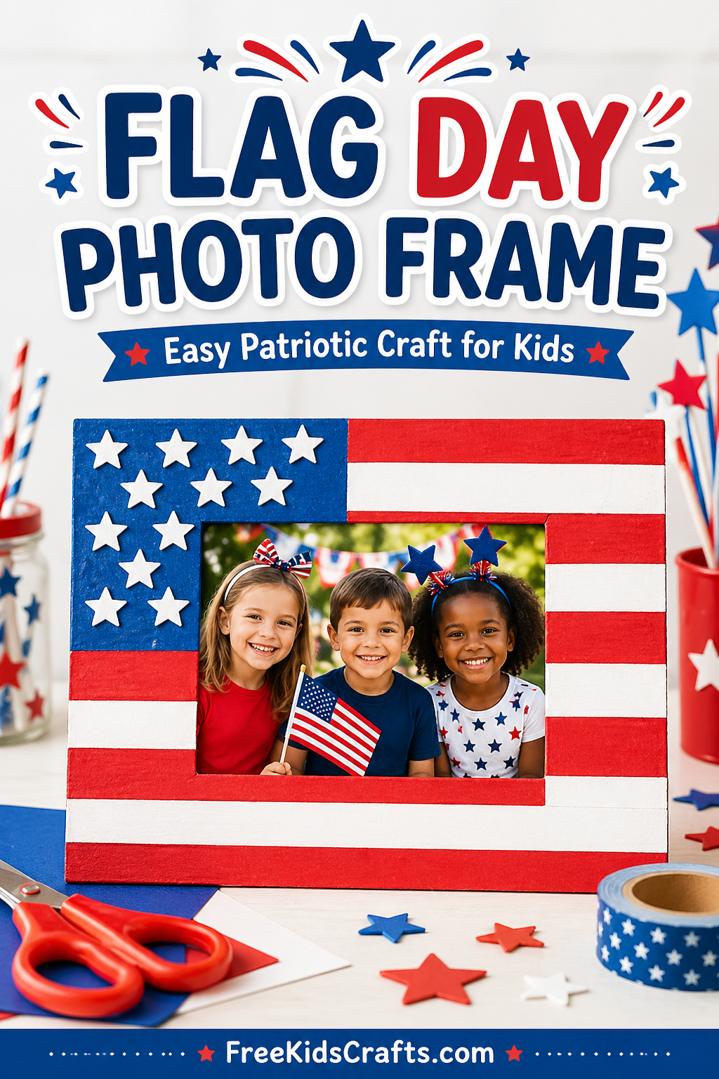 Flag Day Photo Frame