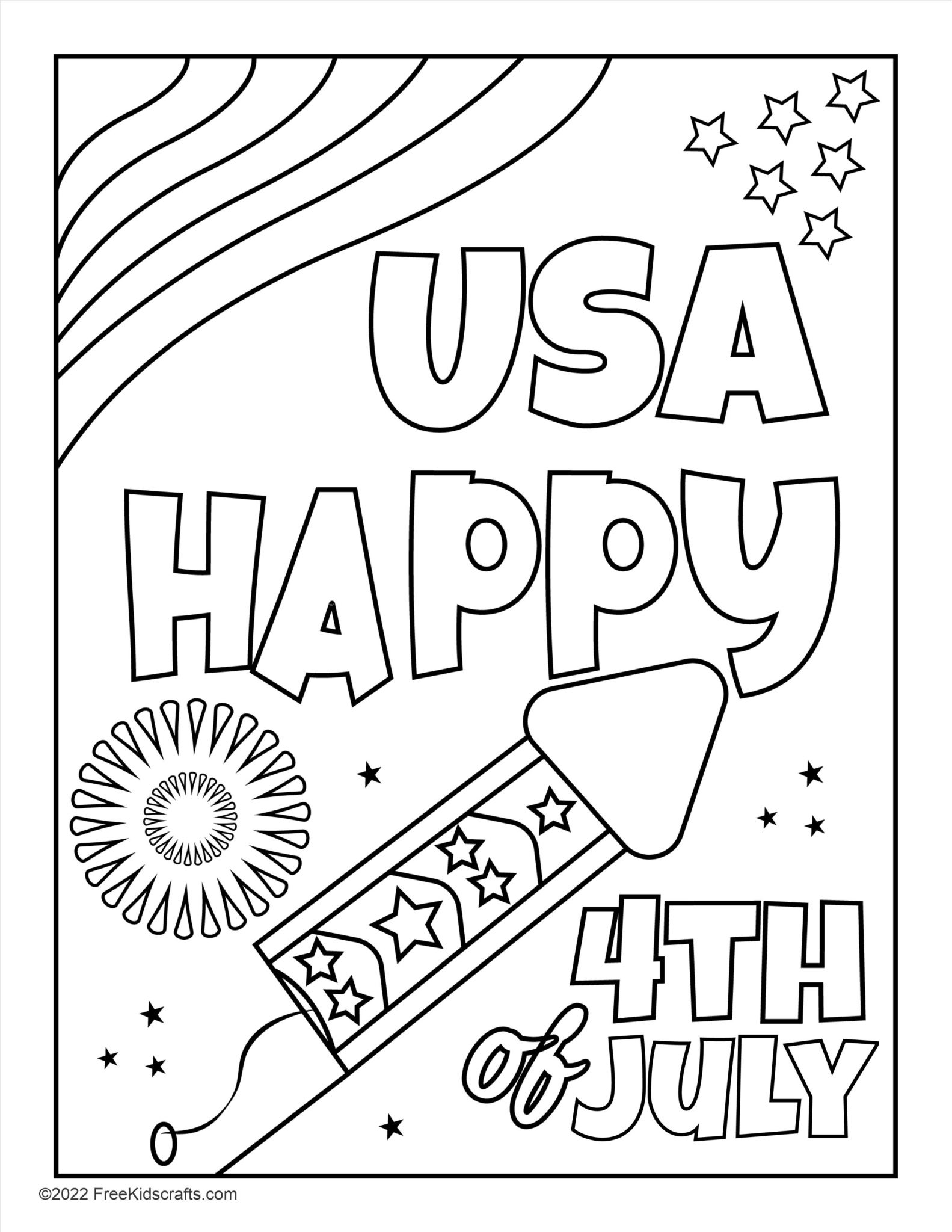 Fourth of July Coloring Pages