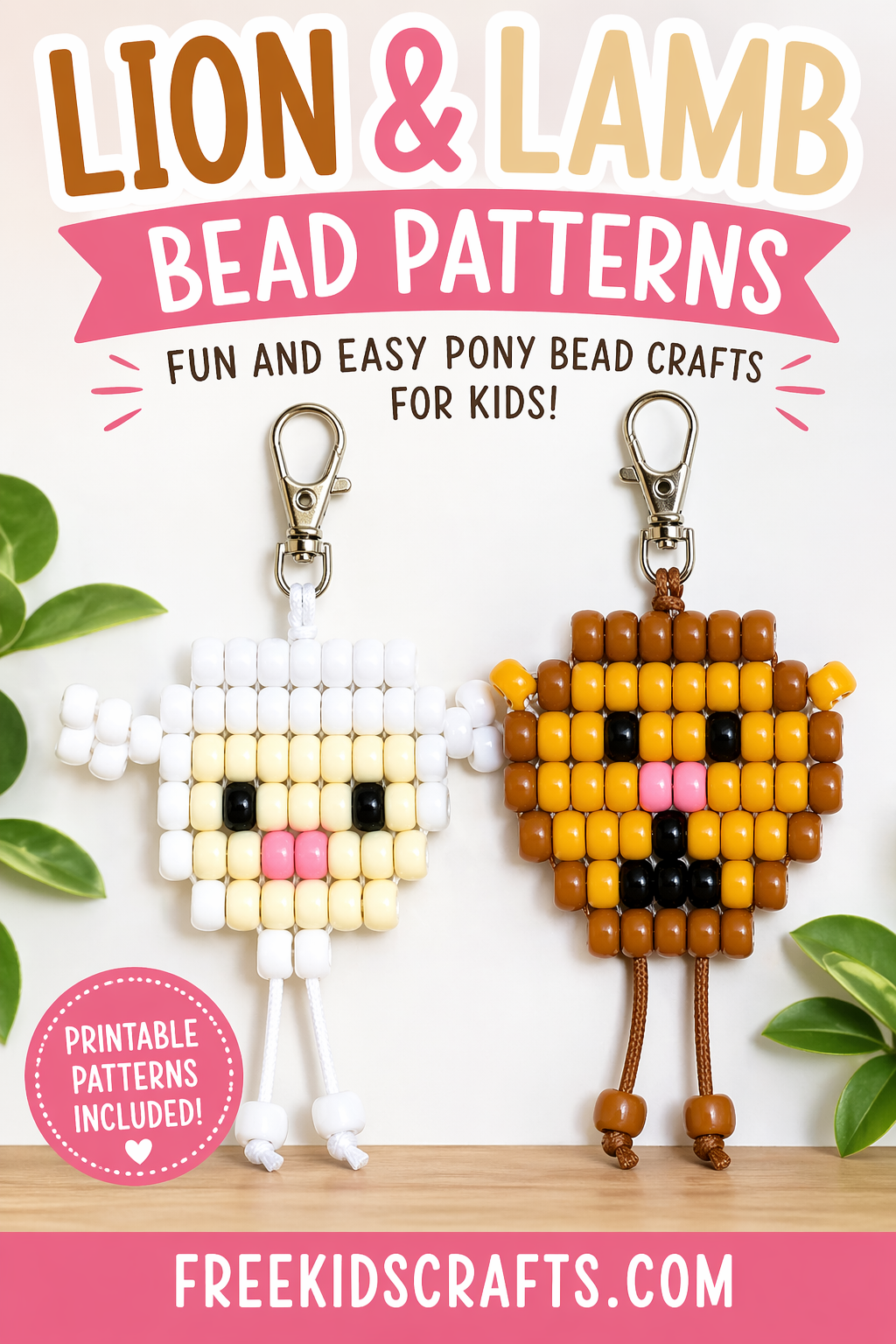 Lion and Lamb Bead Patterns
